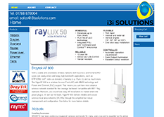 A screenshot of i3isolutions.com